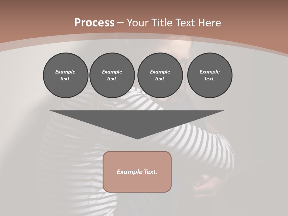 Emotion Pretty Caucasian PowerPoint Template