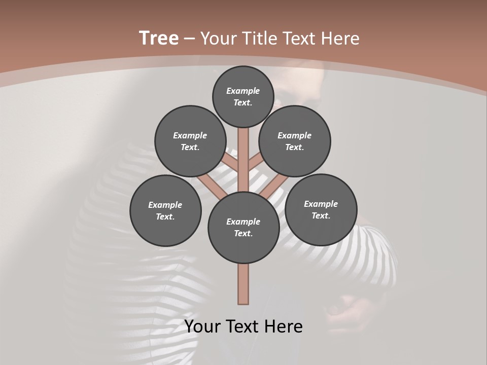 Emotion Pretty Caucasian PowerPoint Template