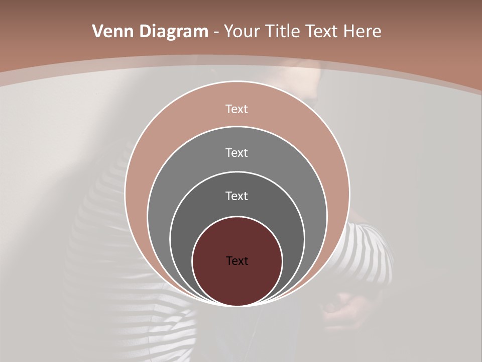 Emotion Pretty Caucasian PowerPoint Template
