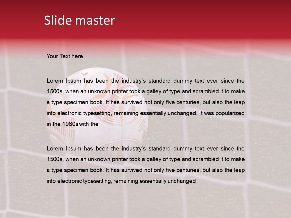 Dynamo Leather Equipment PowerPoint Template