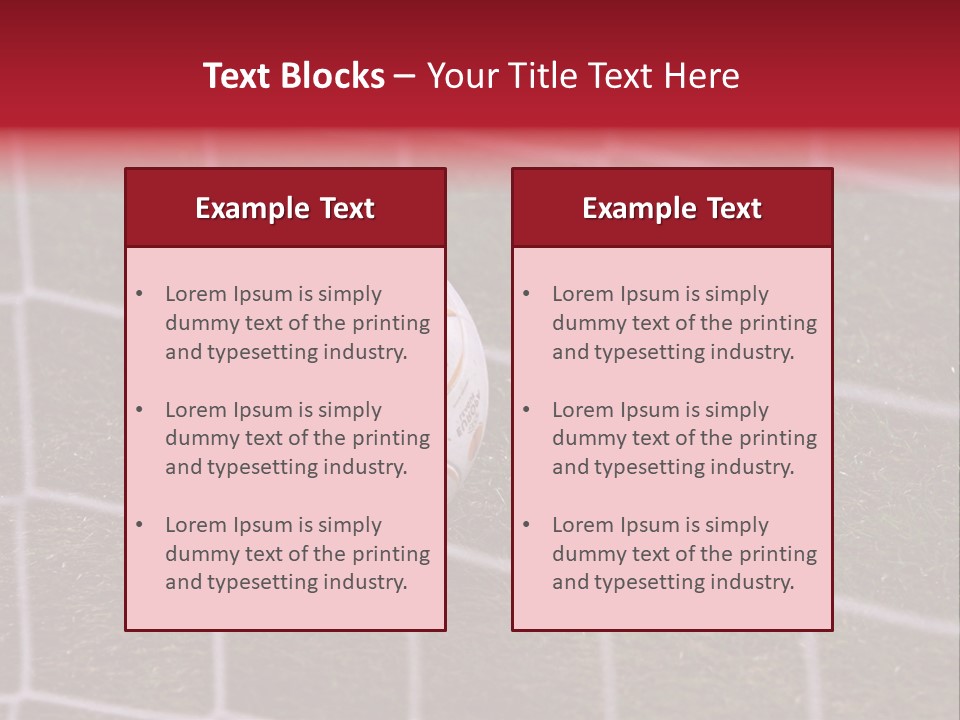 Dynamo Leather Equipment PowerPoint Template