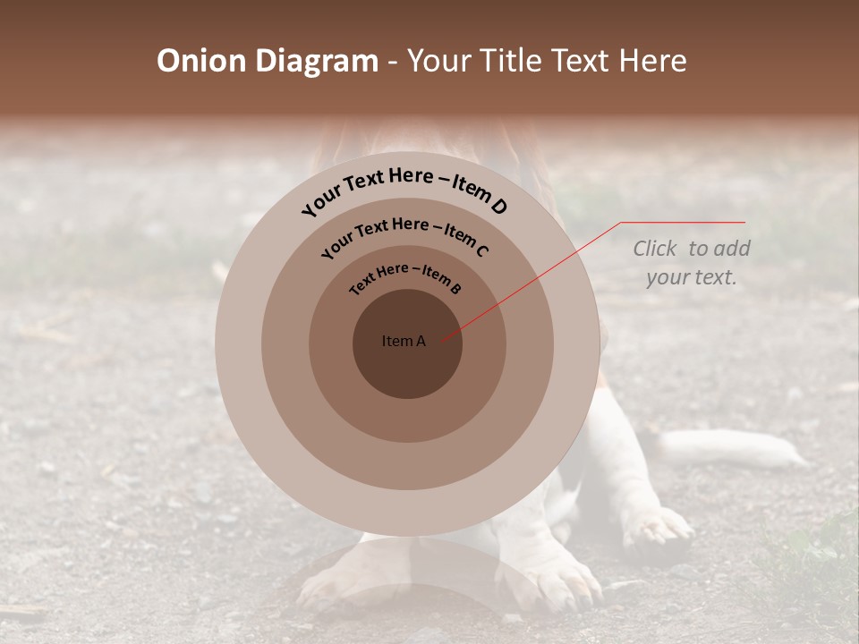 Long Canine Basset PowerPoint Template