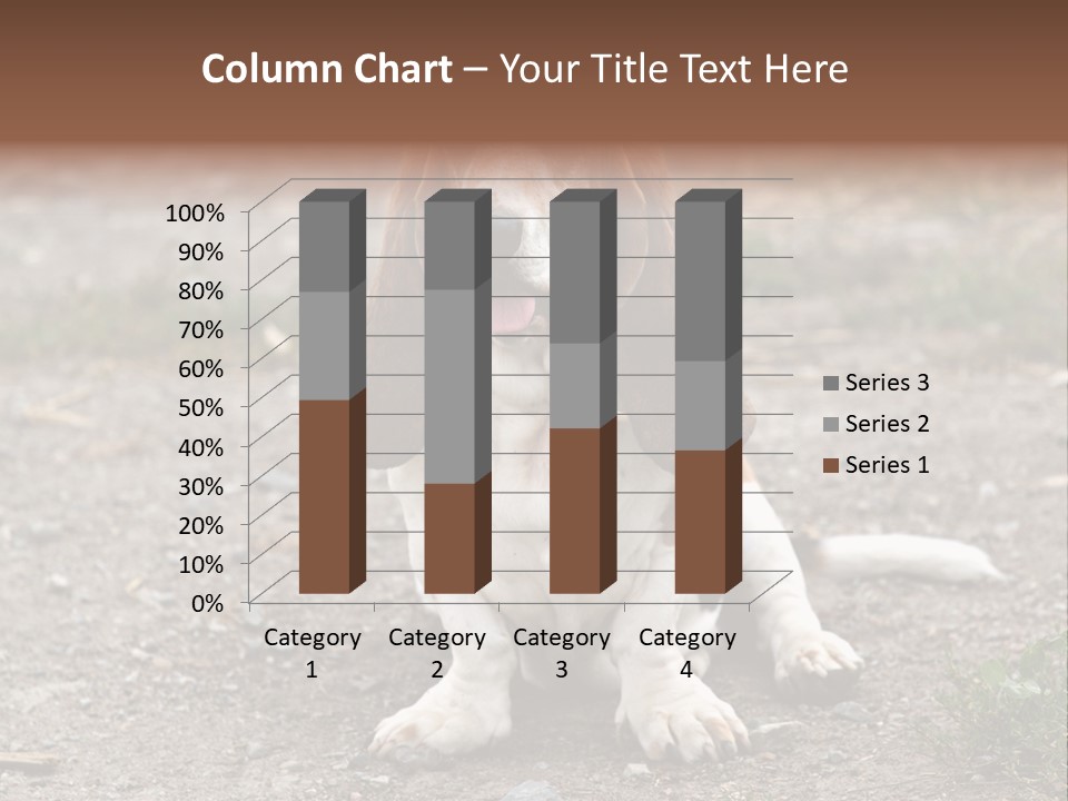 Long Canine Basset PowerPoint Template