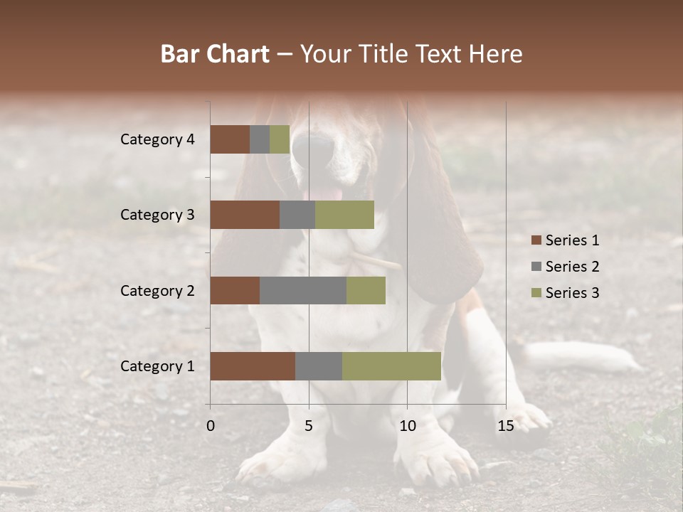 Long Canine Basset PowerPoint Template