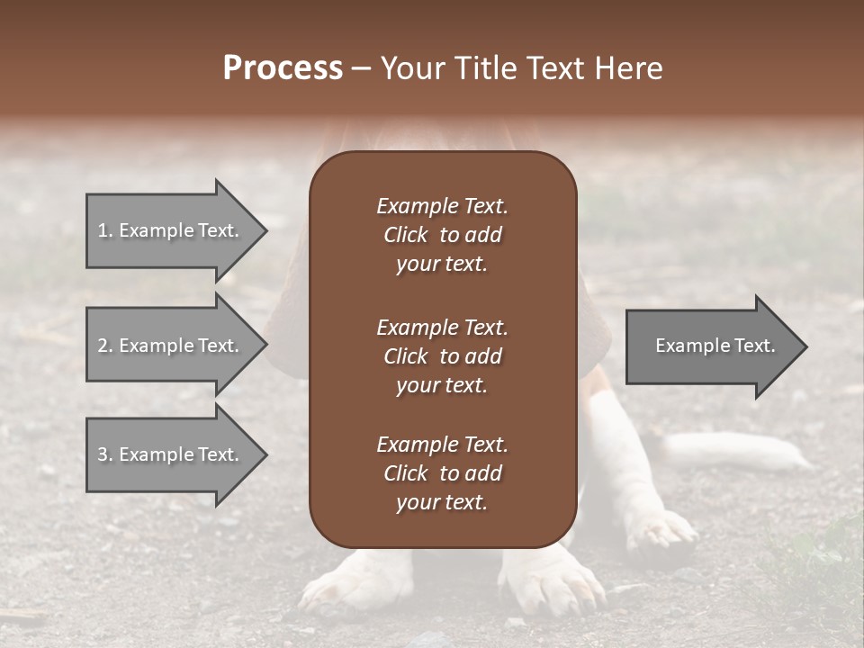 Long Canine Basset PowerPoint Template