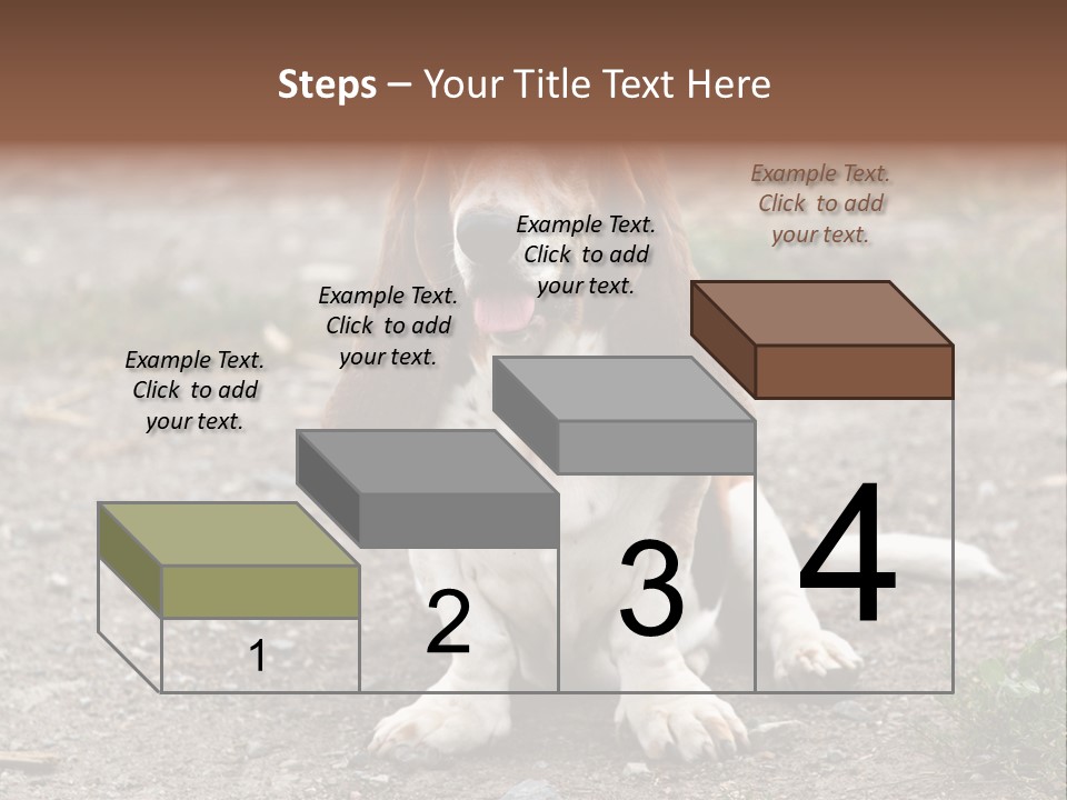 Long Canine Basset PowerPoint Template