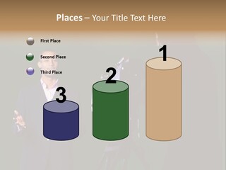 Standing Horizontal Technician PowerPoint Template