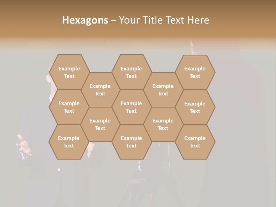 Standing Horizontal Technician PowerPoint Template