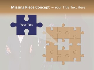 Standing Horizontal Technician PowerPoint Template
