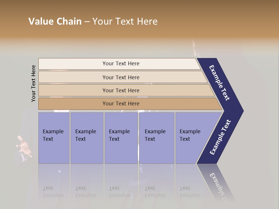 Standing Horizontal Technician PowerPoint Template