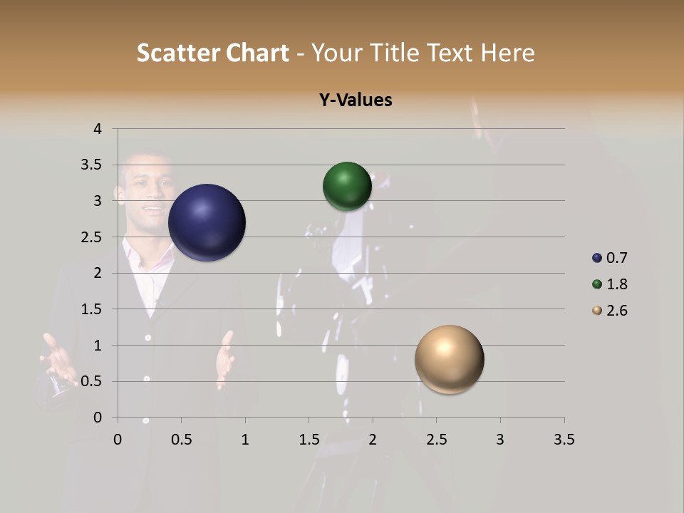 Standing Horizontal Technician PowerPoint Template