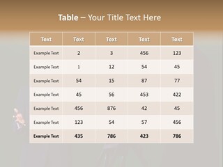 Standing Horizontal Technician PowerPoint Template