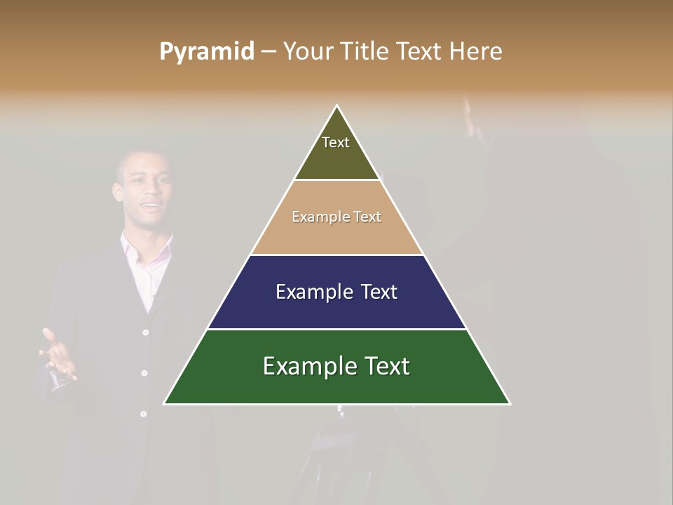 Standing Horizontal Technician PowerPoint Template