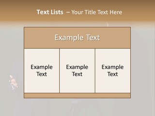 Standing Horizontal Technician PowerPoint Template