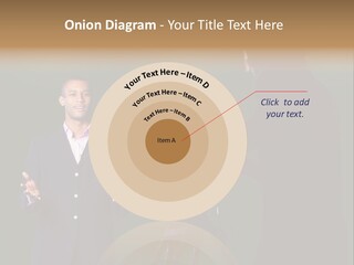 Standing Horizontal Technician PowerPoint Template