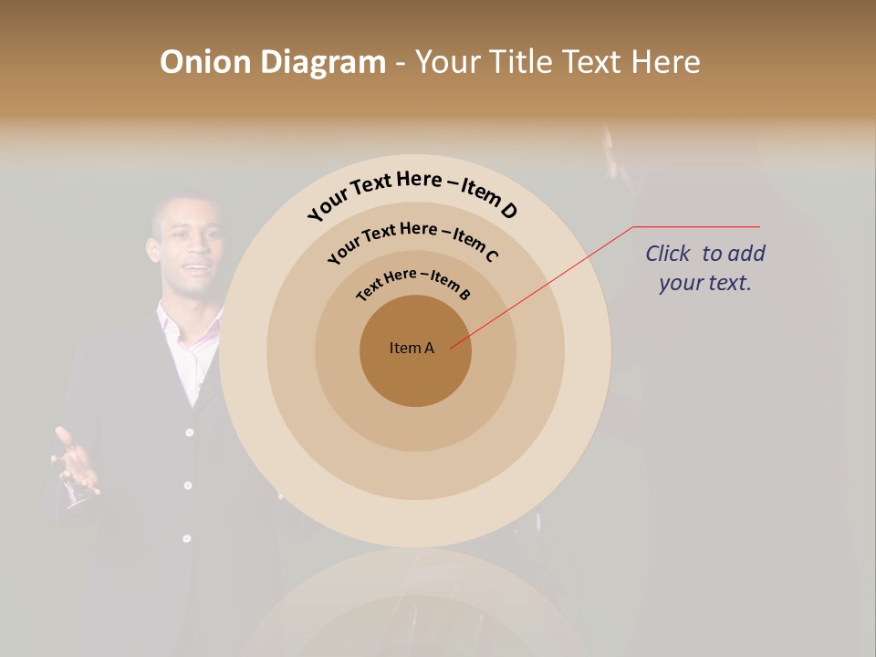 Standing Horizontal Technician PowerPoint Template