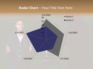 Standing Horizontal Technician PowerPoint Template