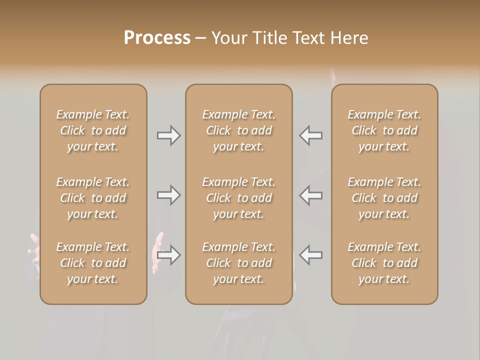 Standing Horizontal Technician PowerPoint Template