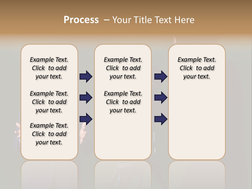 Standing Horizontal Technician PowerPoint Template