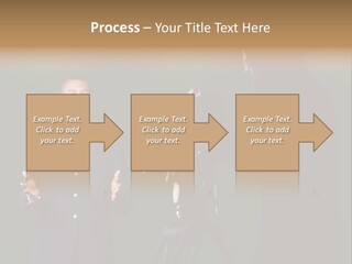Standing Horizontal Technician PowerPoint Template