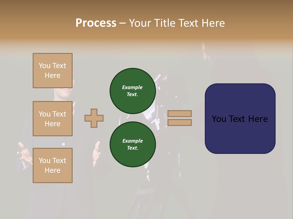 Standing Horizontal Technician PowerPoint Template