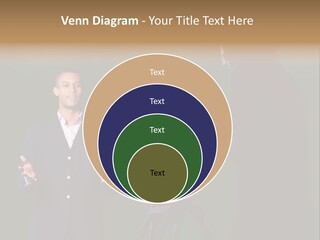 Standing Horizontal Technician PowerPoint Template