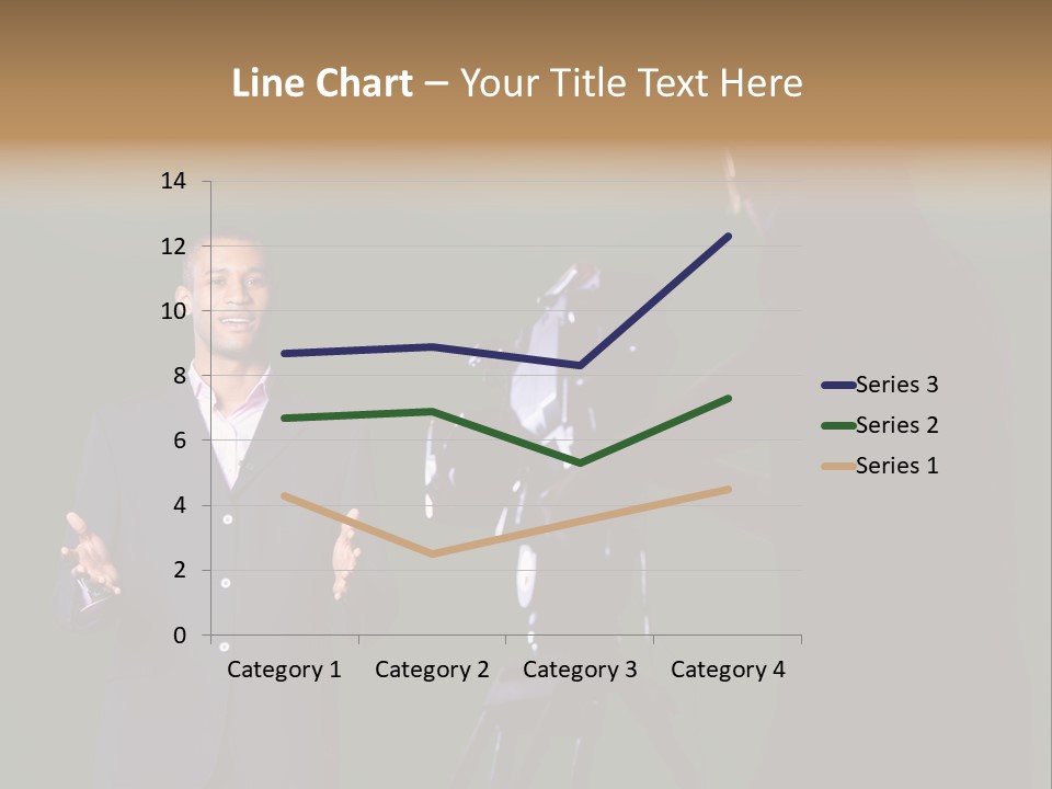 Standing Horizontal Technician PowerPoint Template