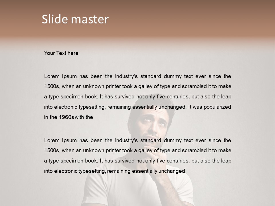 Beard Look Concept PowerPoint Template
