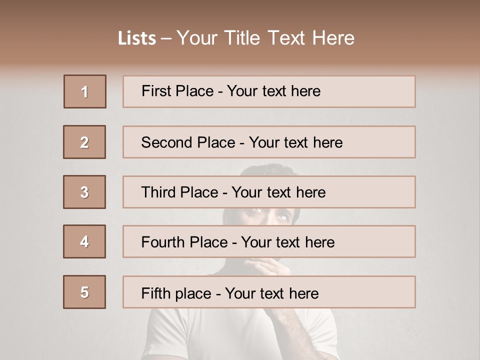 Beard Look Concept PowerPoint Template