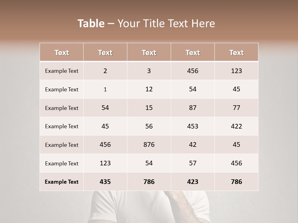 Beard Look Concept PowerPoint Template