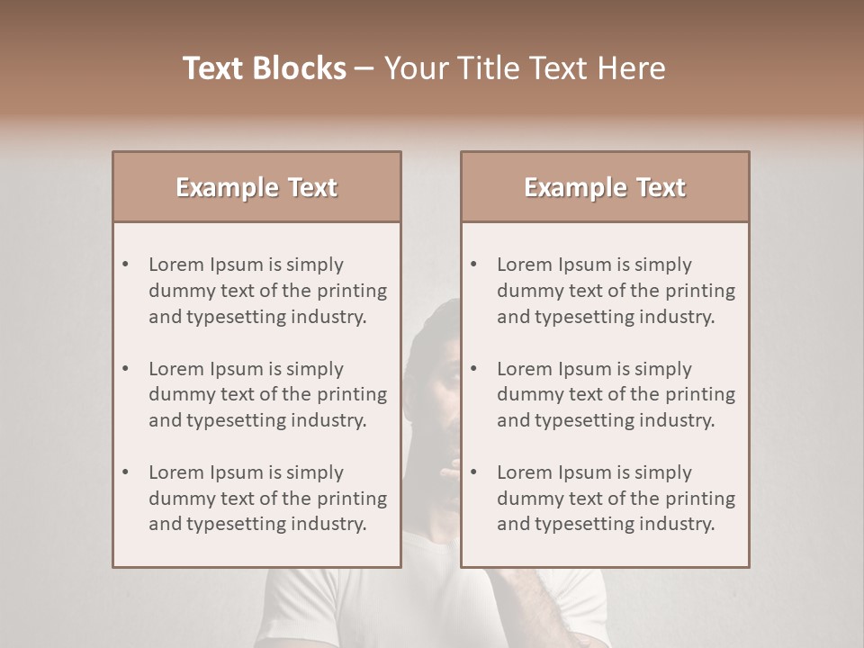 Beard Look Concept PowerPoint Template