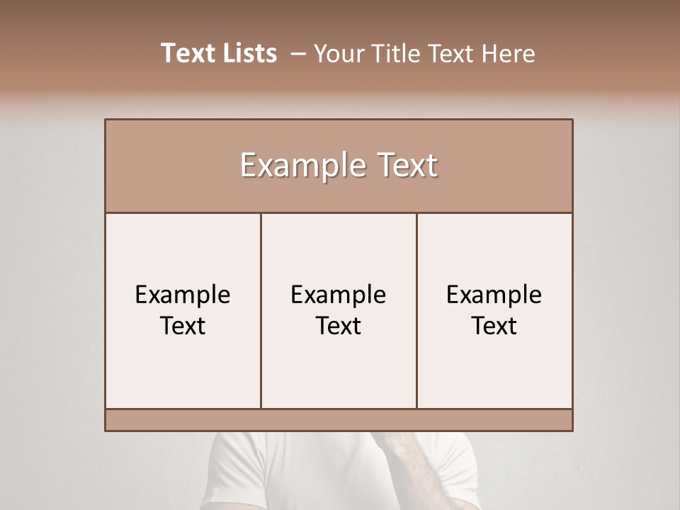 Beard Look Concept PowerPoint Template