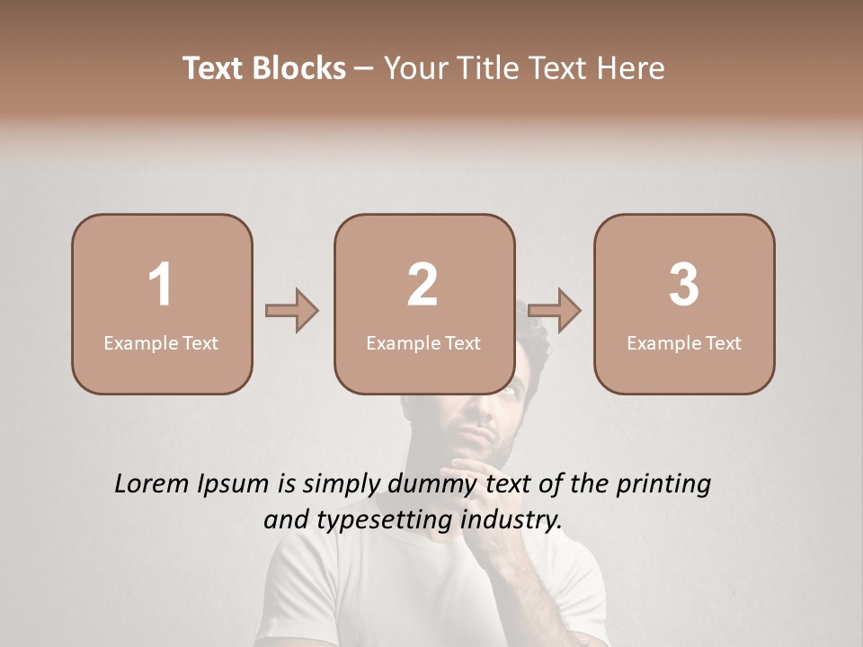 Beard Look Concept PowerPoint Template