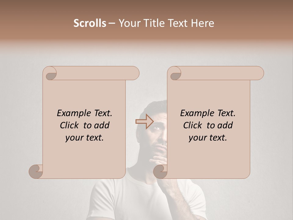 Beard Look Concept PowerPoint Template