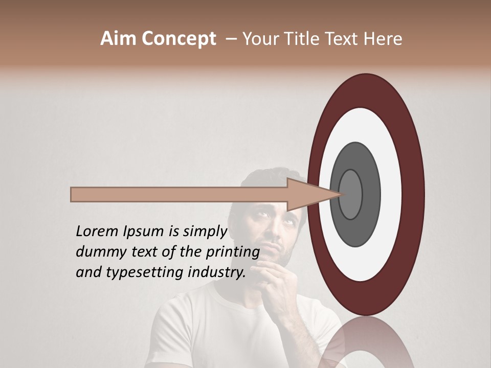 Beard Look Concept PowerPoint Template