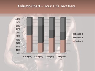 Caucasian Studio Muscular PowerPoint Template