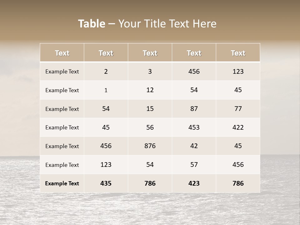 Maritime Marine Coastal PowerPoint Template
