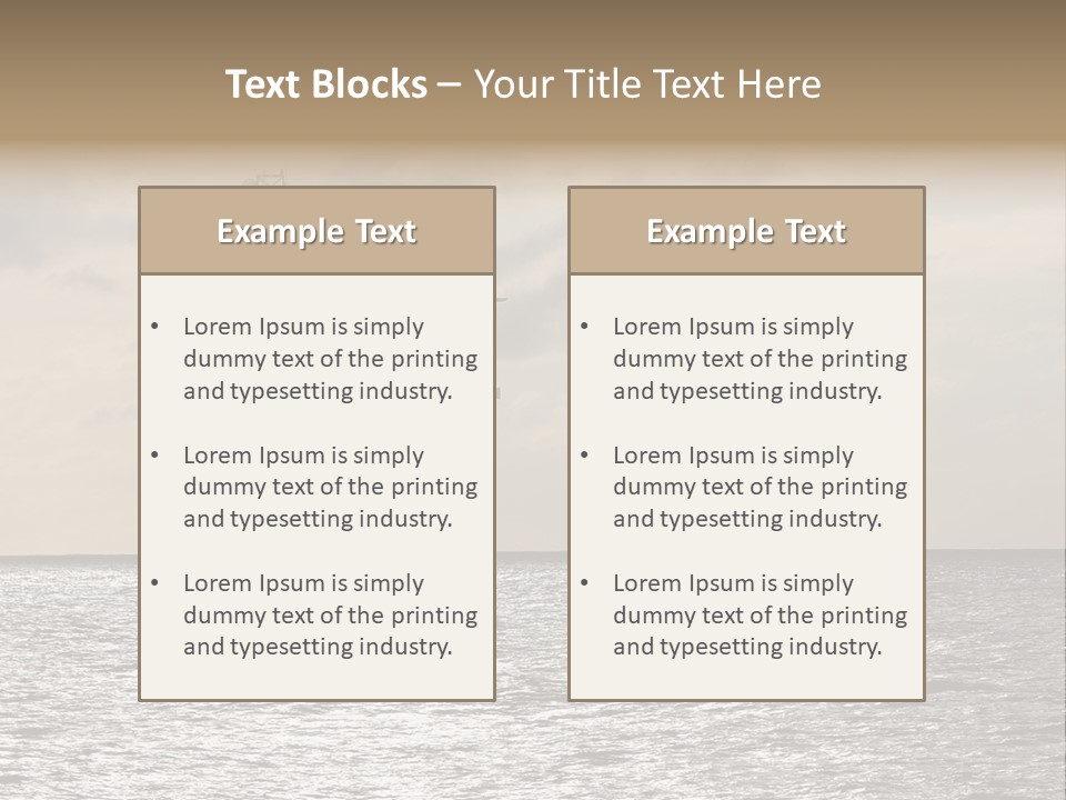 Maritime Marine Coastal PowerPoint Template