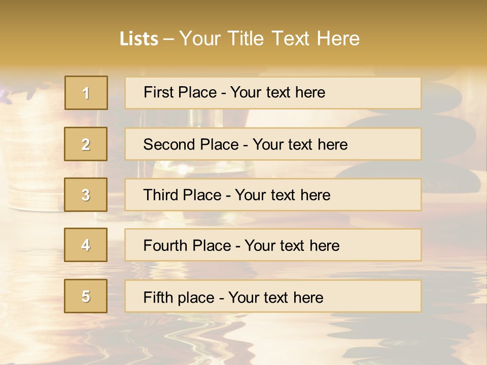 A Vase With Flowers And Rocks On A Table PowerPoint Template