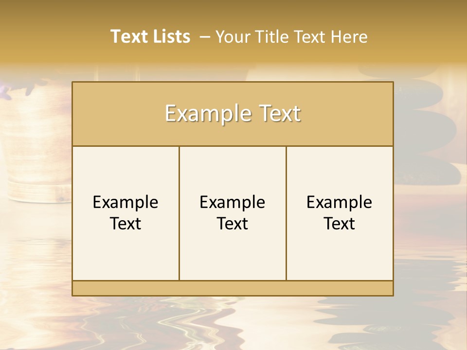 A Vase With Flowers And Rocks On A Table PowerPoint Template
