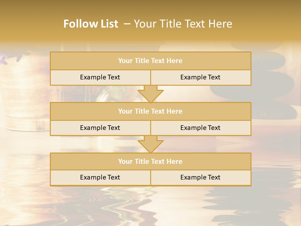 A Vase With Flowers And Rocks On A Table PowerPoint Template