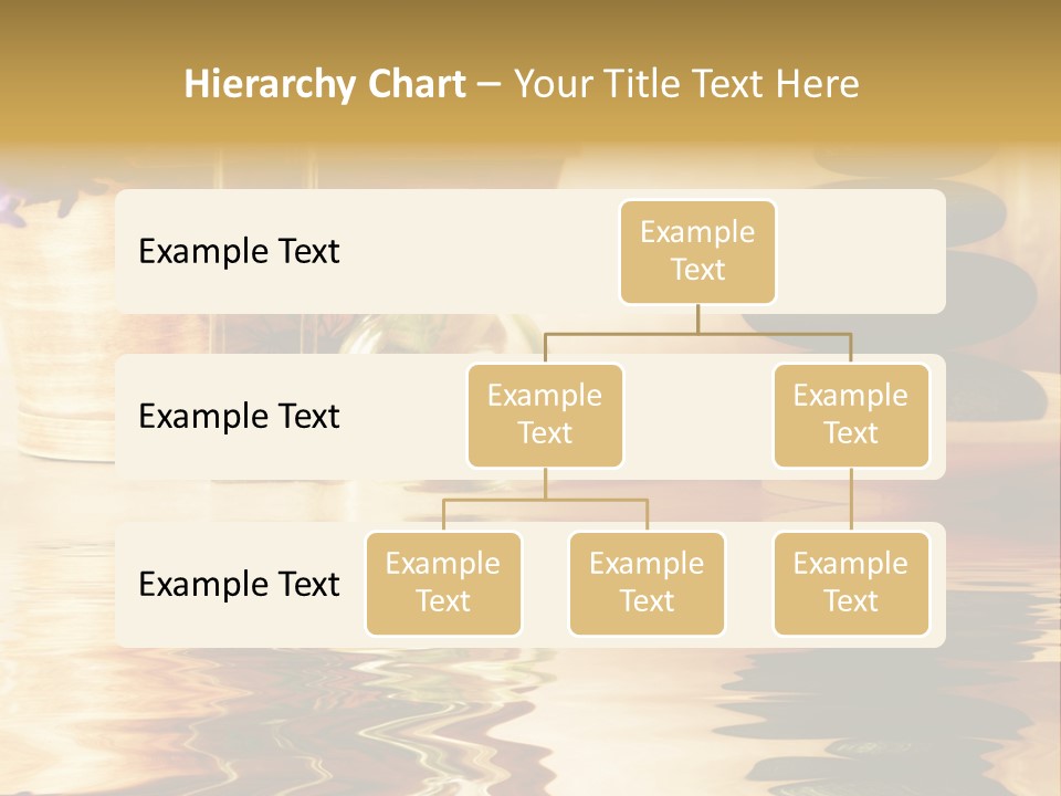 A Vase With Flowers And Rocks On A Table PowerPoint Template