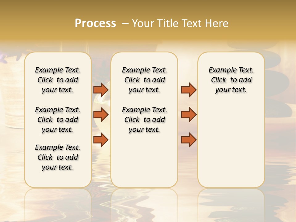 A Vase With Flowers And Rocks On A Table PowerPoint Template