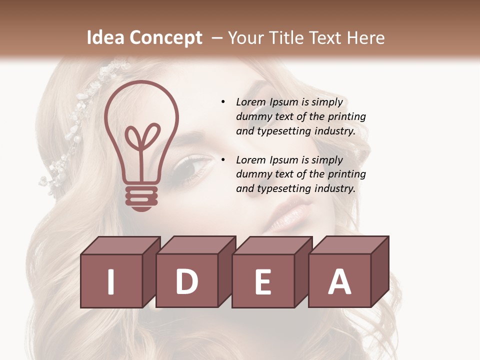 Space Needle Seattle Blue PowerPoint Template