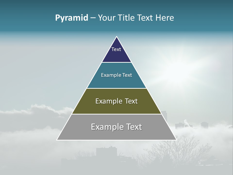 Space Needle Seattle Blue PowerPoint Template