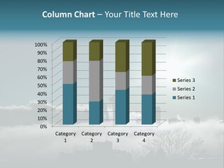 Space Needle Seattle Blue PowerPoint Template