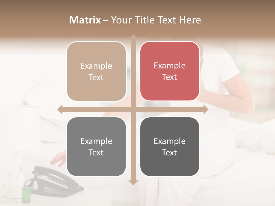 Mid Age Call Unhappy PowerPoint Template
