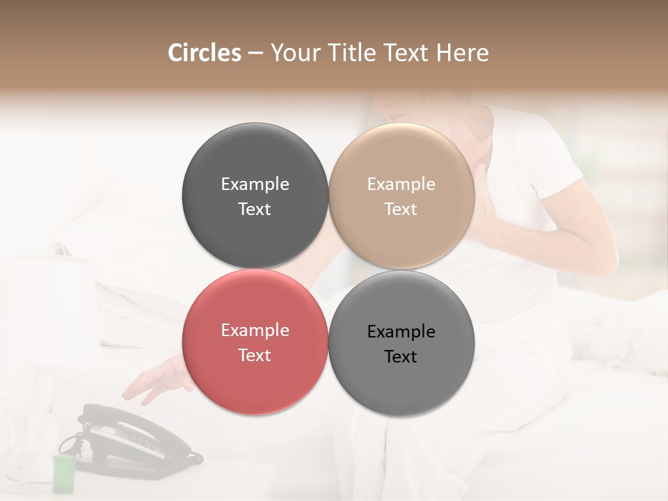 Mid Age Call Unhappy PowerPoint Template