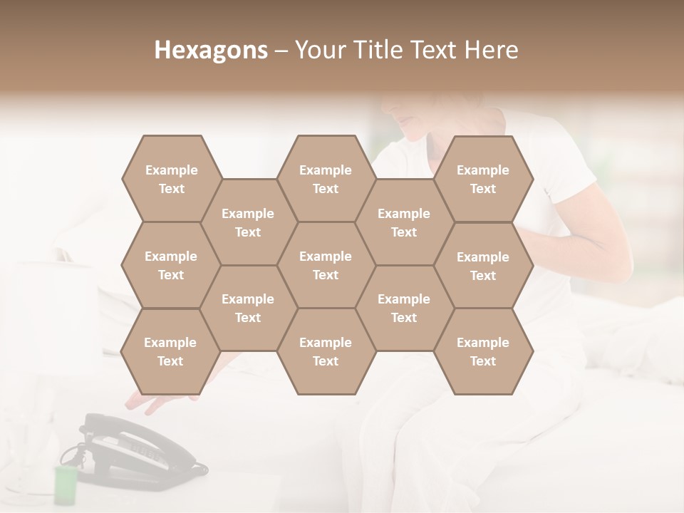 Mid Age Call Unhappy PowerPoint Template