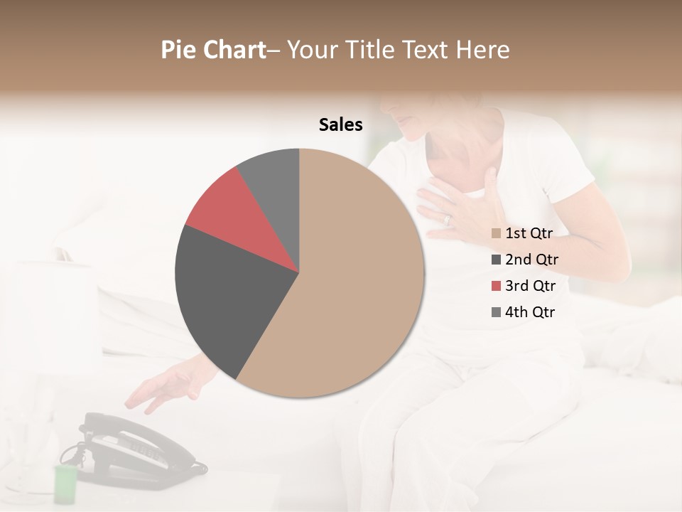 Mid Age Call Unhappy PowerPoint Template